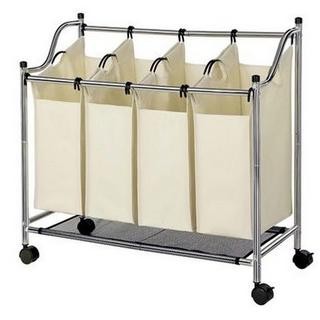 Songmics Songmics LSF005S Wäschekorb 140 l Rechteckig Polyester Beige  