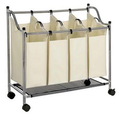 Songmics Songmics LSF005S porta biancheria 140 L Rettangolare Poliestere Beige  