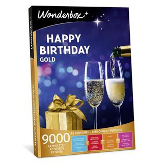 Wonderbox  Happy Birthday Gold 