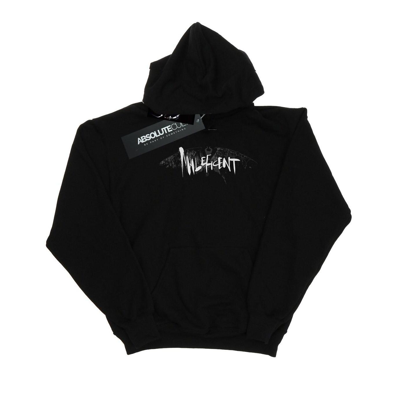 Image of Maleficent Mistress Of Evil Wings Silhouette Kapuzenpullover Unisex Schwarz 140/146