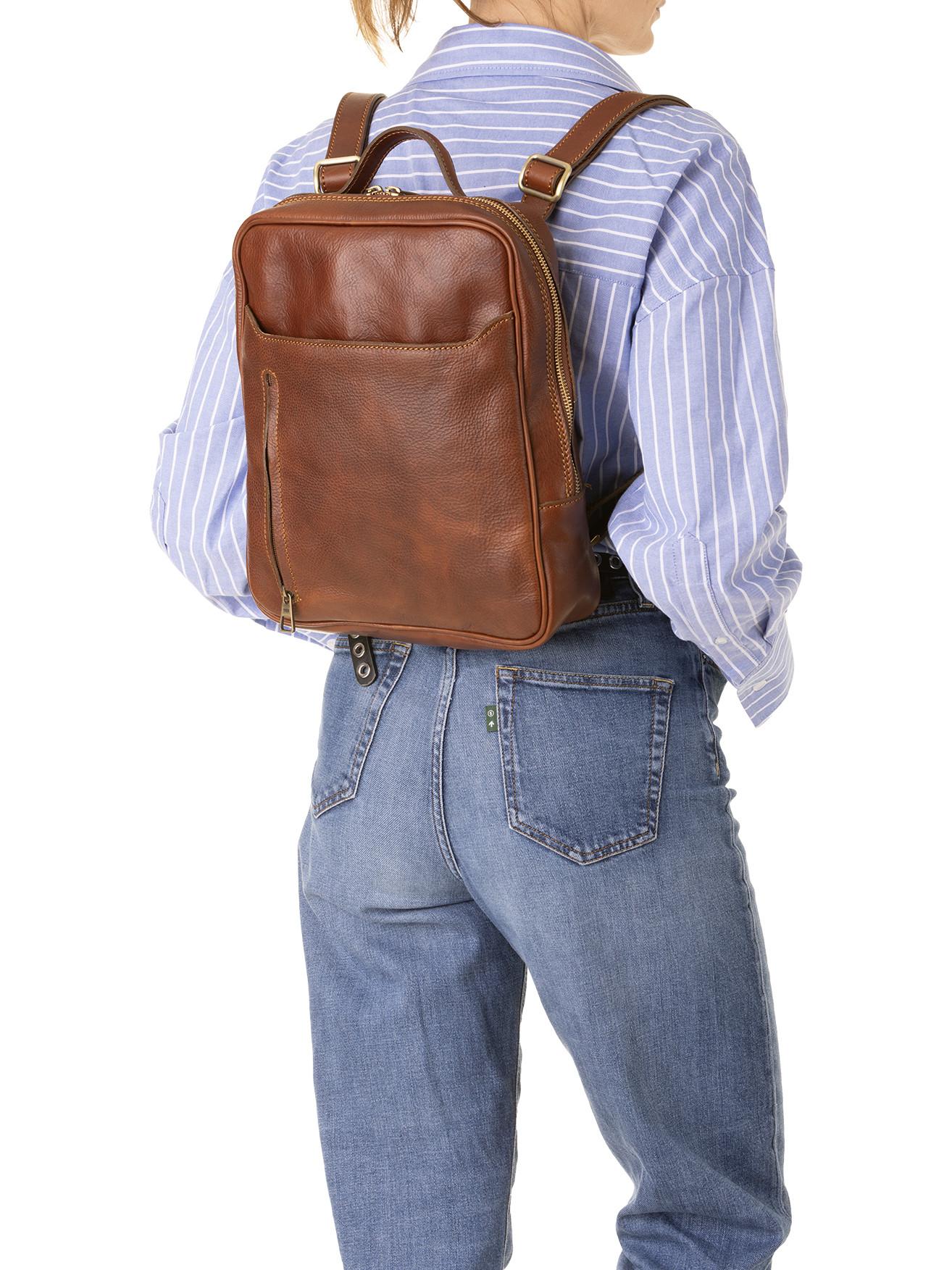 Viola Castellani Leder Rucksack  