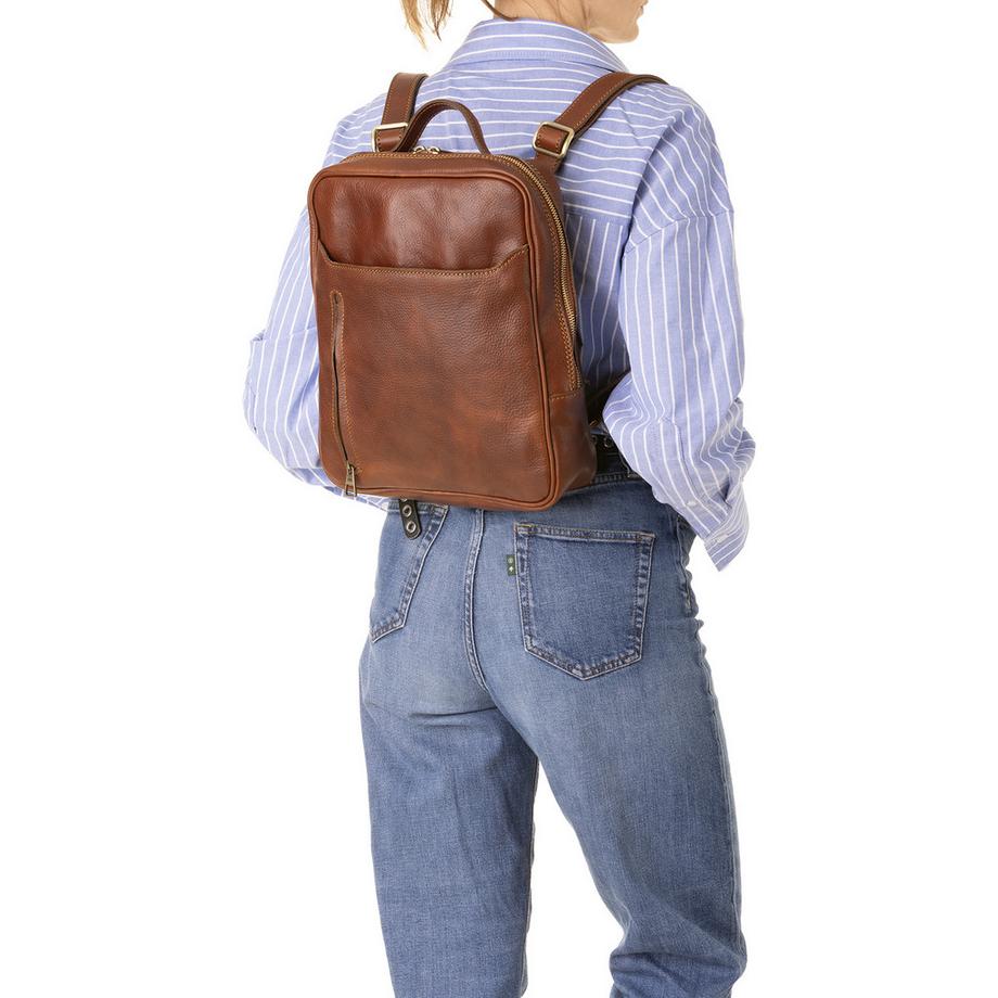 Viola Castellani Leder Rucksack  