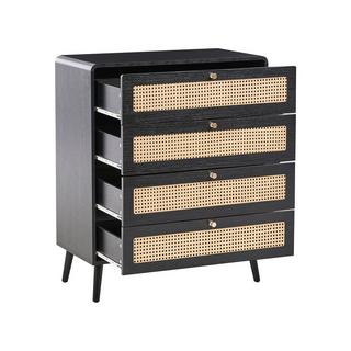 Beliani Commode à 4 tiroirs en MDF Boho MOURA  