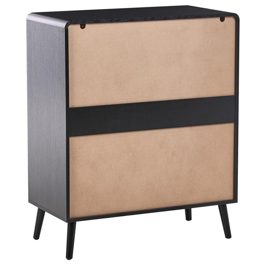 Beliani Cassettiera 4 cassetti en Fibra a media densità (MDF)  MOURA  