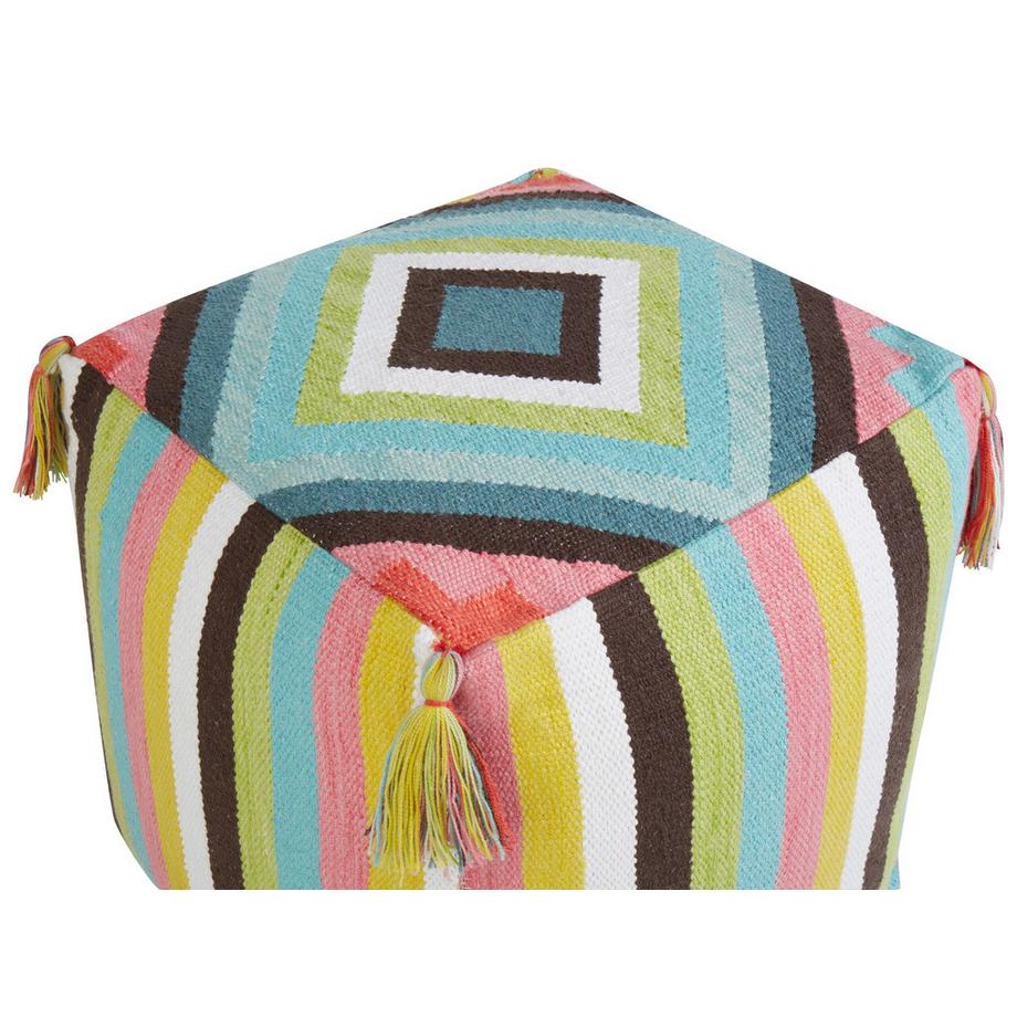 Beliani Pouf en Coton Boho MONEASA  