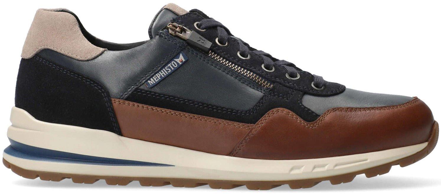 Image of Bradley - Leder Sneaker Herren Braun 45
