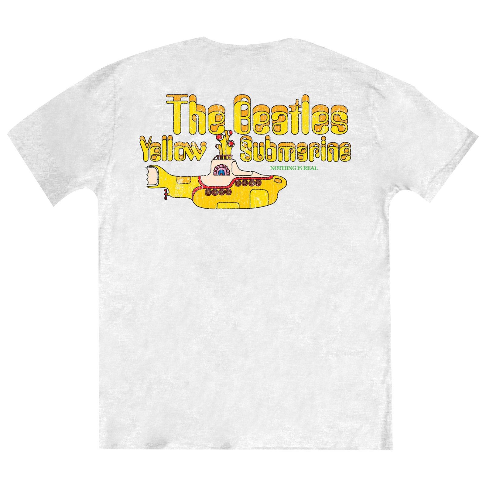 The Beatles  Tshirt YELLOW SUBMARINE NOTHING IS REAL 