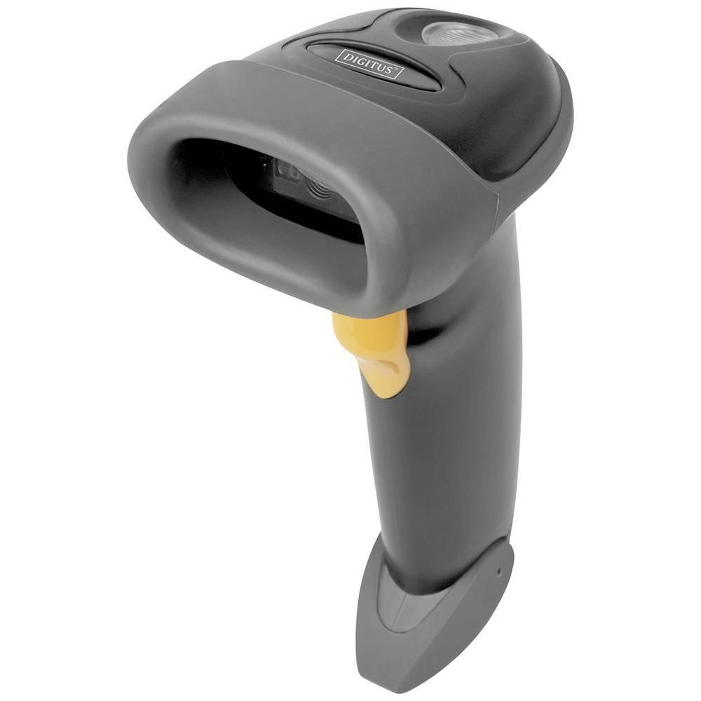 Digitus  2D Barcode-Scanner 1D, 2D LED Schwarz Hand-Scanner inkl. Standfuß USB-A, USB-C® USB 2.0 