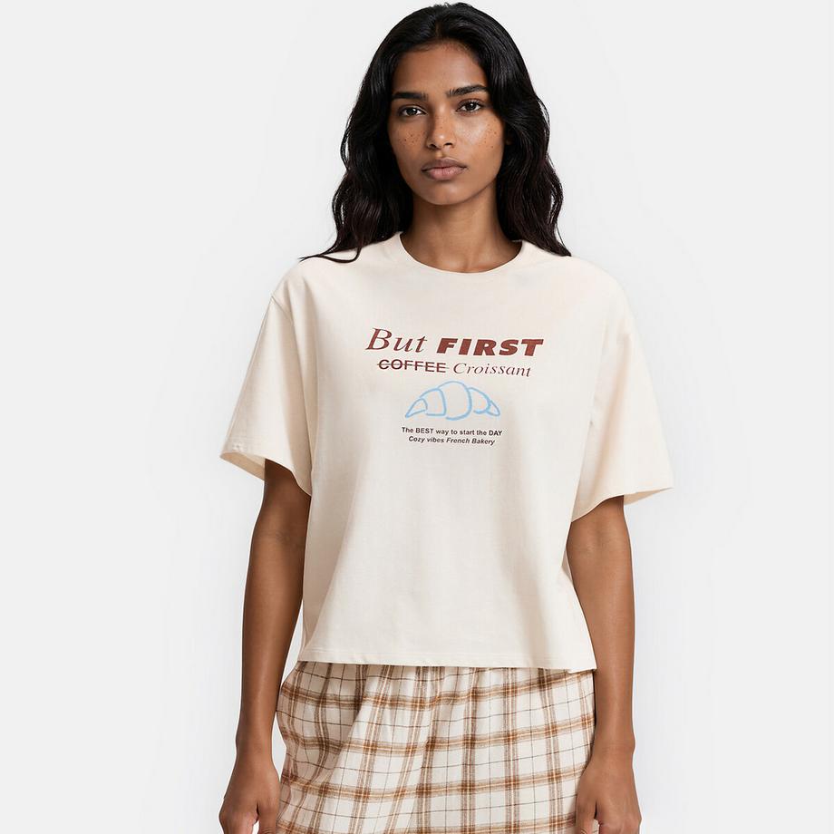 La Redoute Collections  Tshirt de pyjama imprimé 