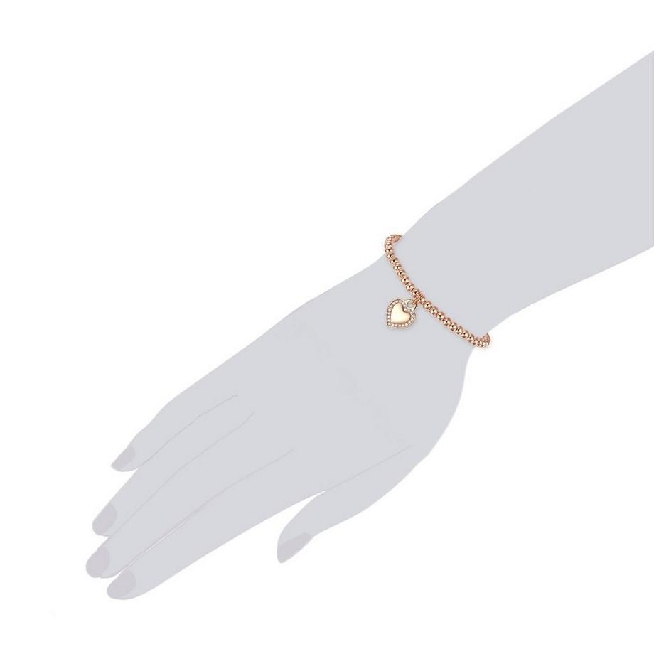 Lulu & Jane  Femme Bracelet Coeur 