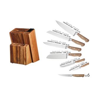 BJÖRN Bloc à couteaux de cuisine et couteau à steak JAKOB LOVIISA  