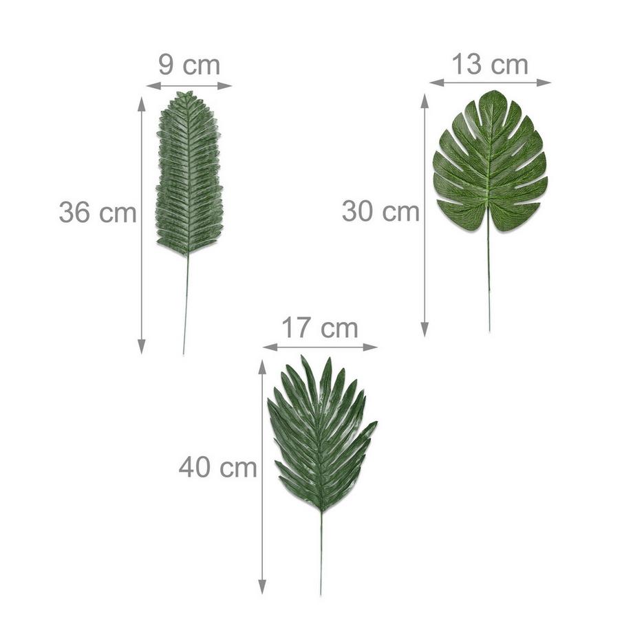 B2X  Tropische Blätter 72er Set 