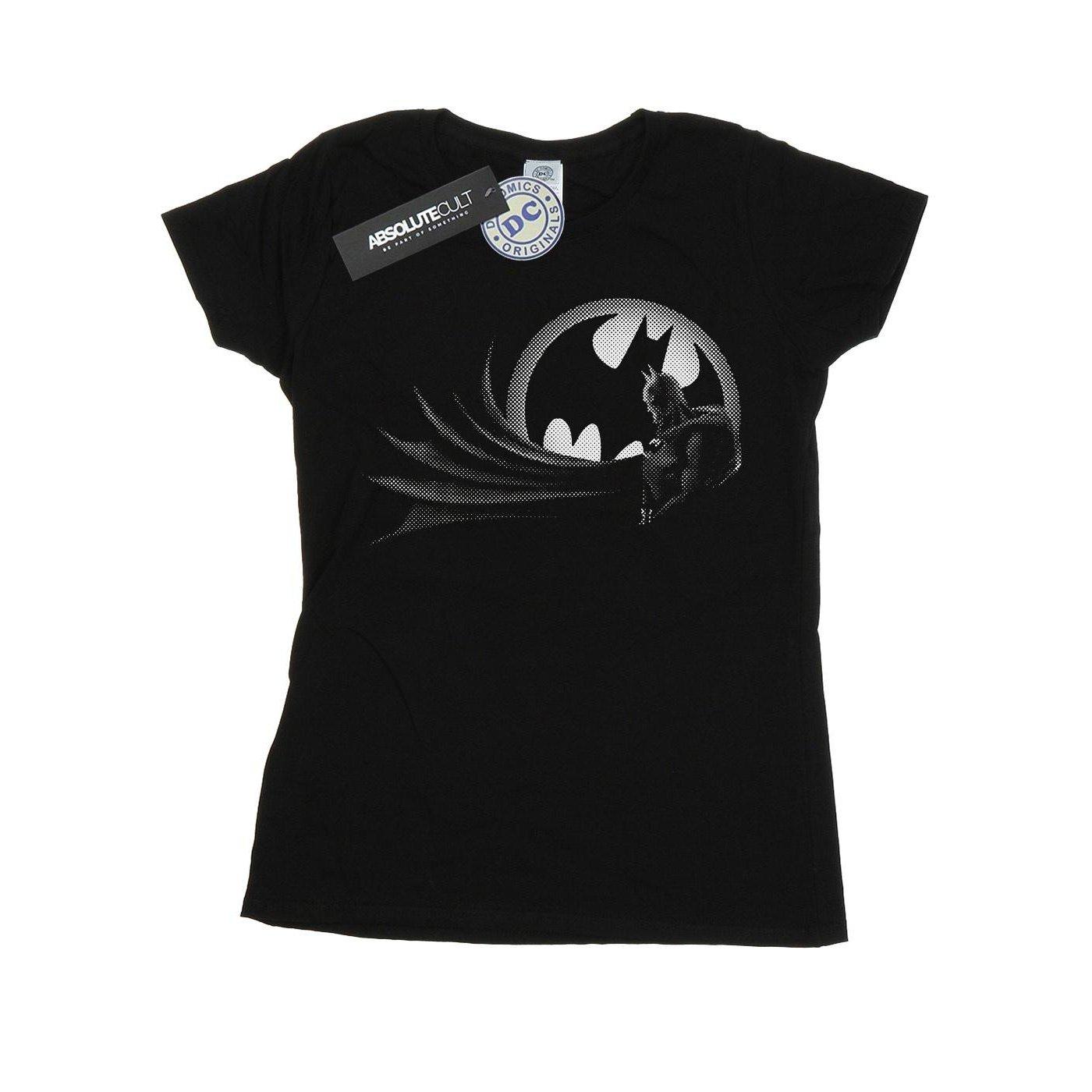 Image of Batman Spot Tshirt Damen Schwarz XXL