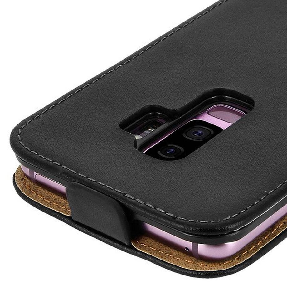 Avizar  Samsung Galaxy S9Plus Leder Etui Schwarz 