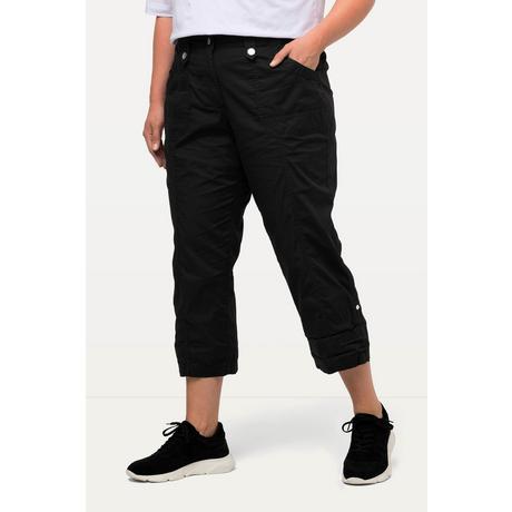 Ulla Popken  Pantalon cargo 7/8 avec attaches, taille confortable 