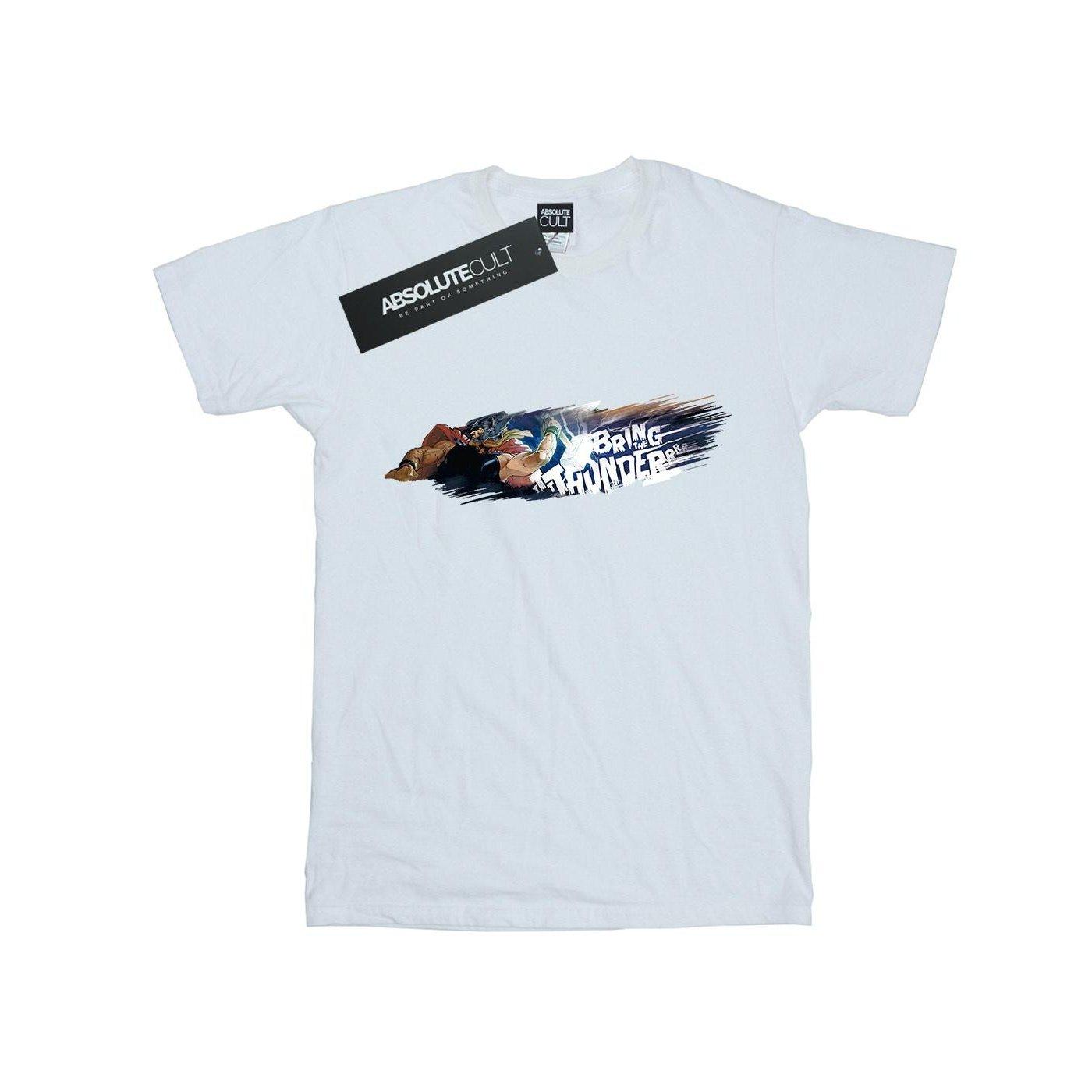 Image of Thor Bring The Thunder Tshirt Damen Weiss M