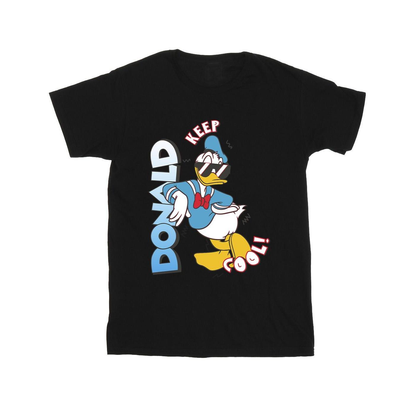 Image of Donald Duck Cool Tshirt Herren Schwarz XXL