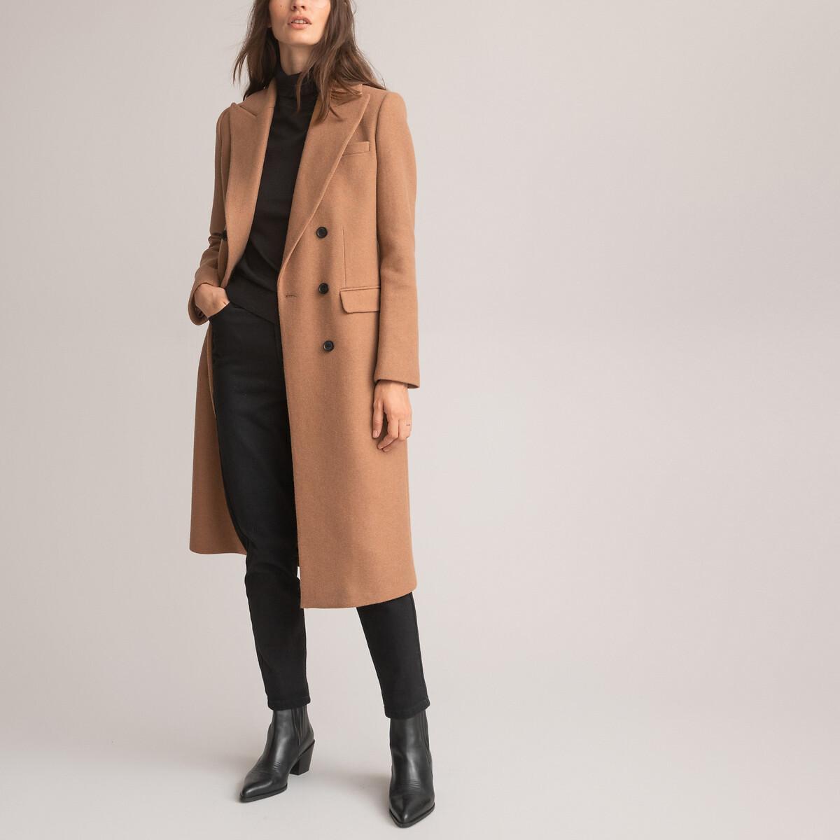 La Redoute Collections  Manteau pardessus long fabriqué en Europe 