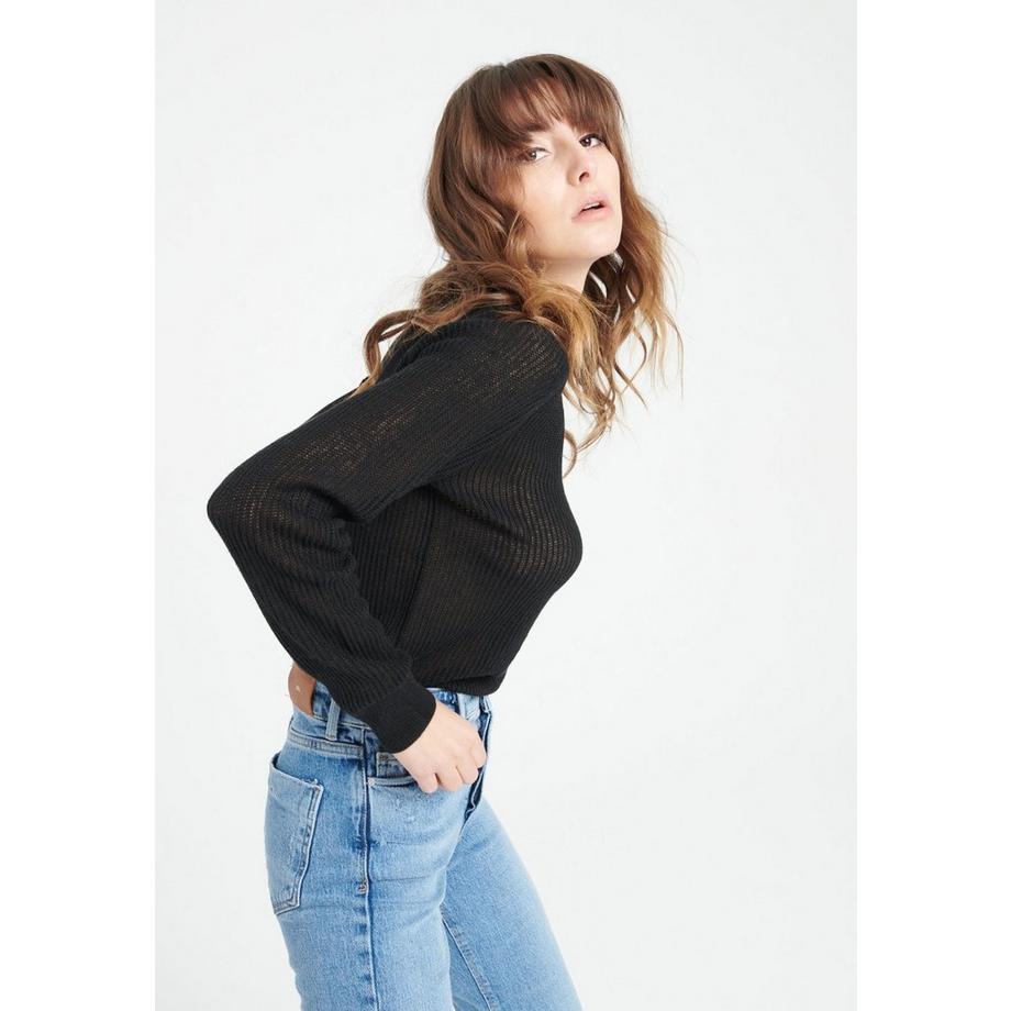 Studio Cashmere8 LILLY 23 Pointelle Pull Col Rond  