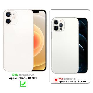 Cadorabo  Housse compatible avec Apple iPhone 12 MINI - Coque de protection avec fermeture magnétique, fonction de support et compartiment pour carte 