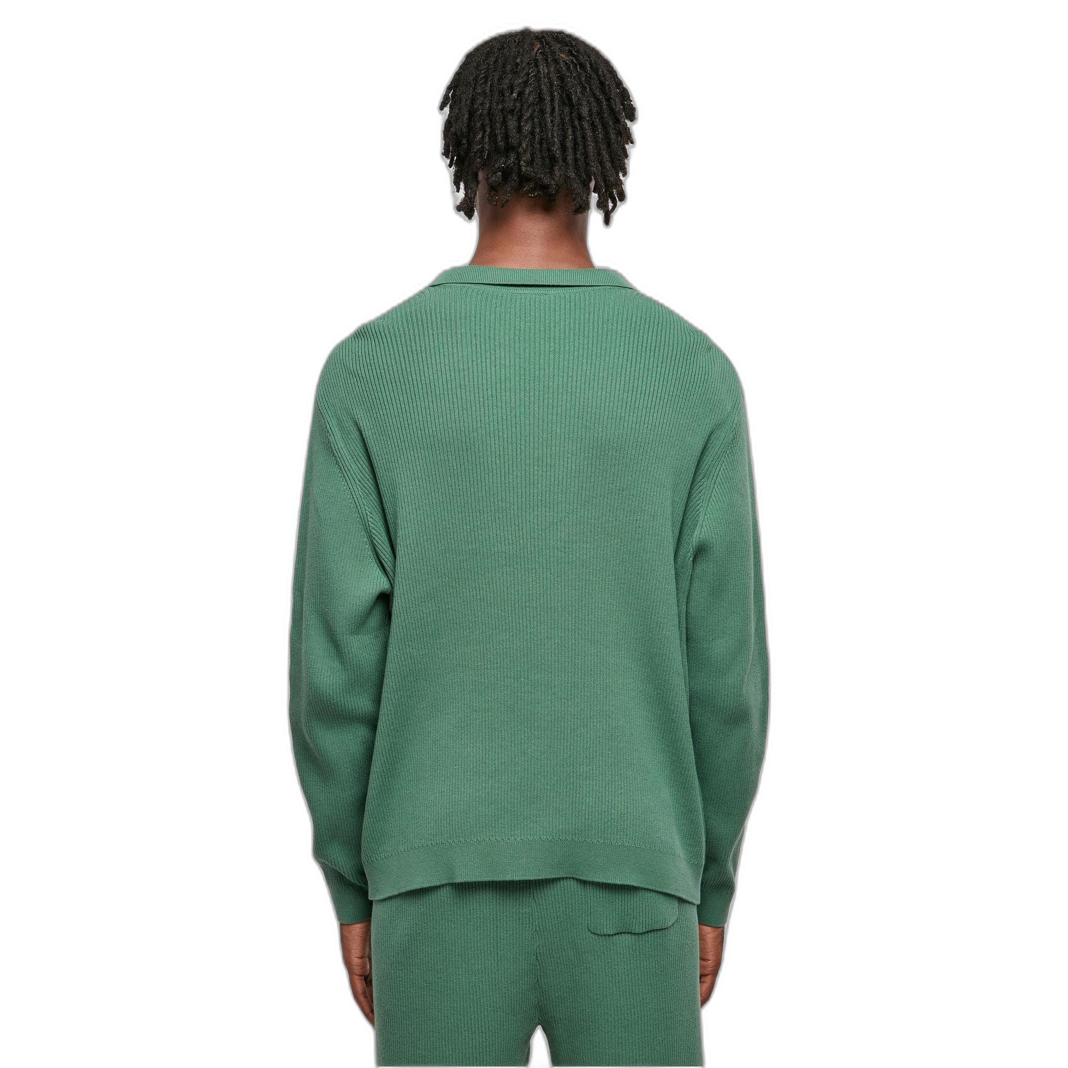 URBAN CLASSICS Gerippter Oversize Langarm Pullover  