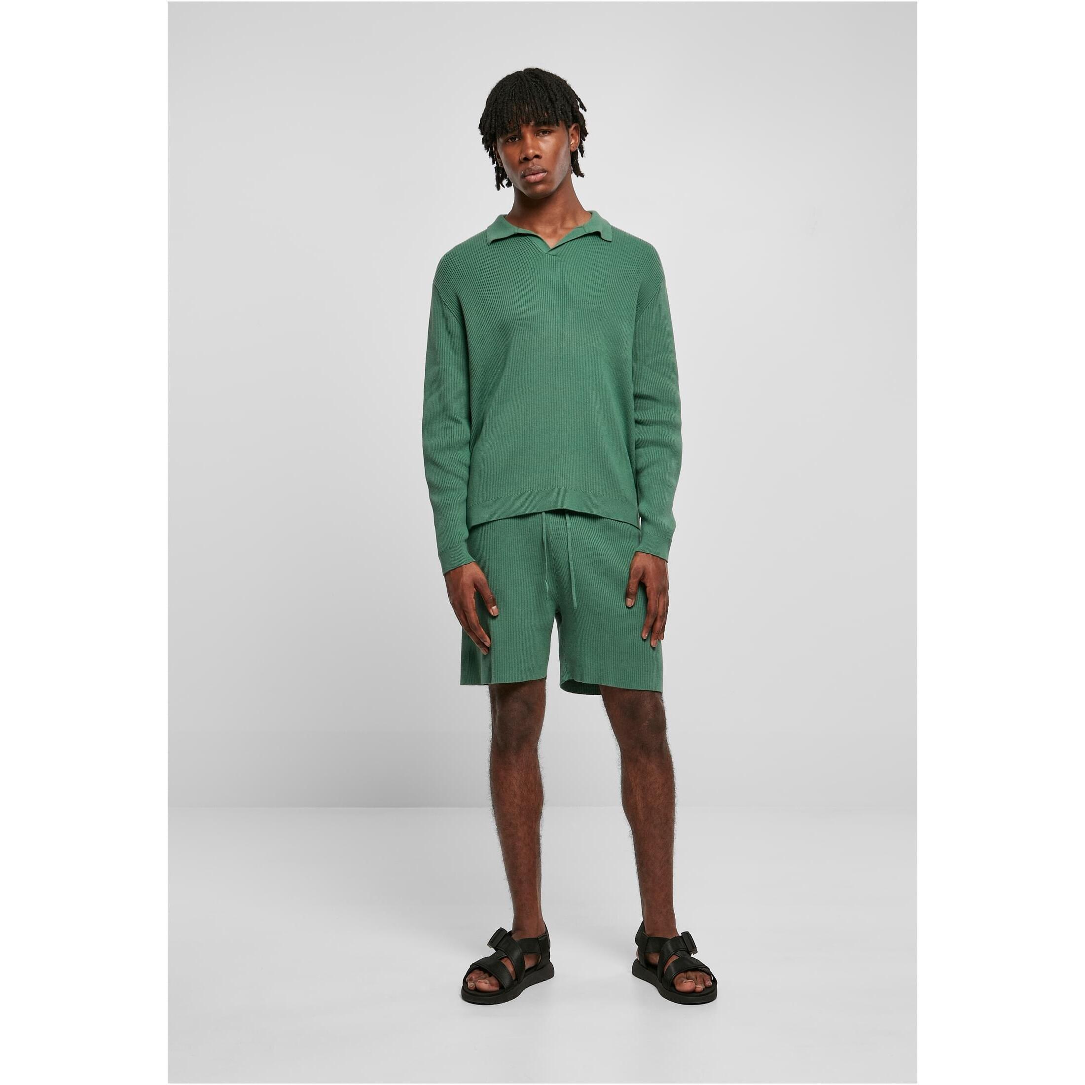 URBAN CLASSICS Gerippter Oversize Langarm Pullover  