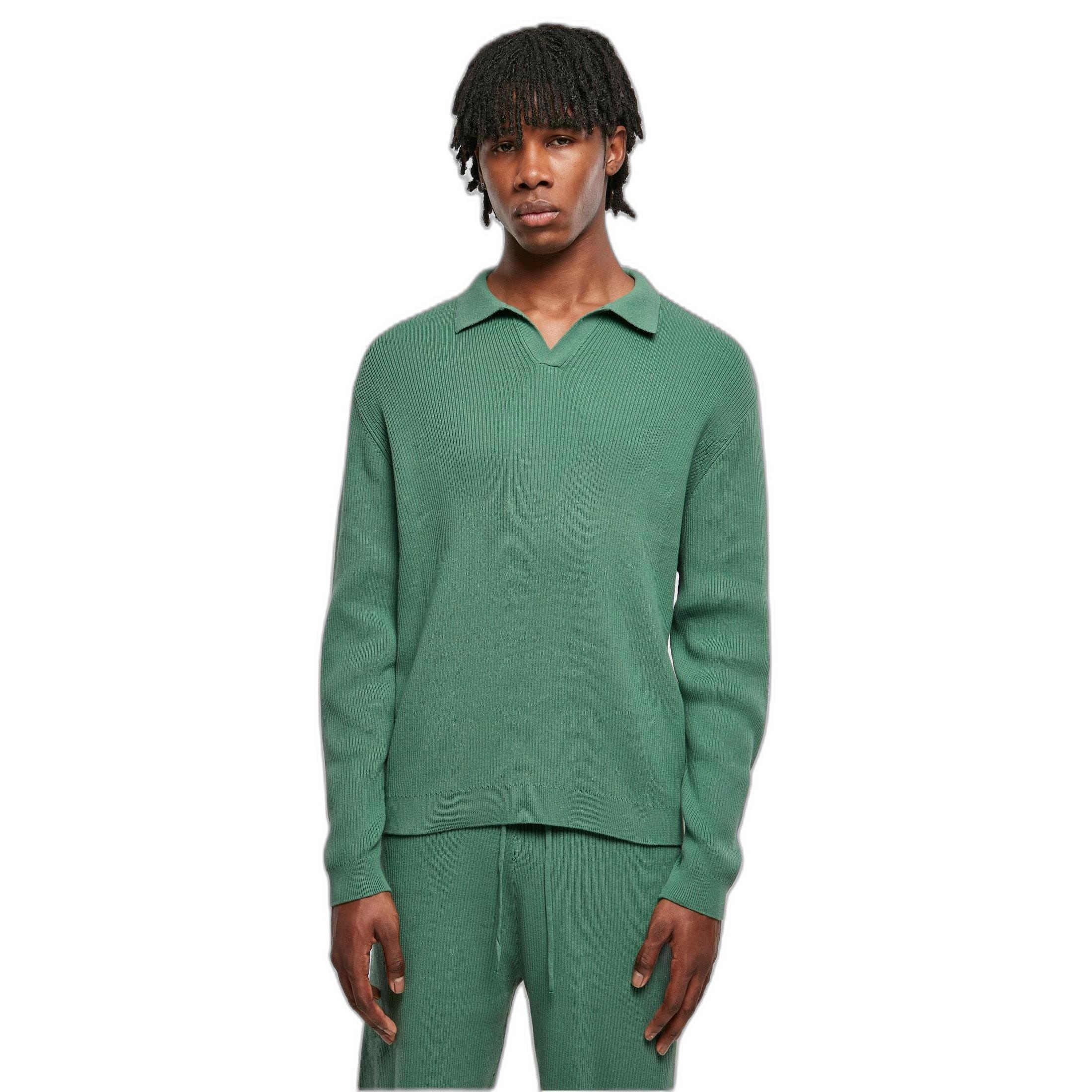 URBAN CLASSICS Gerippter Oversize Langarm Pullover  