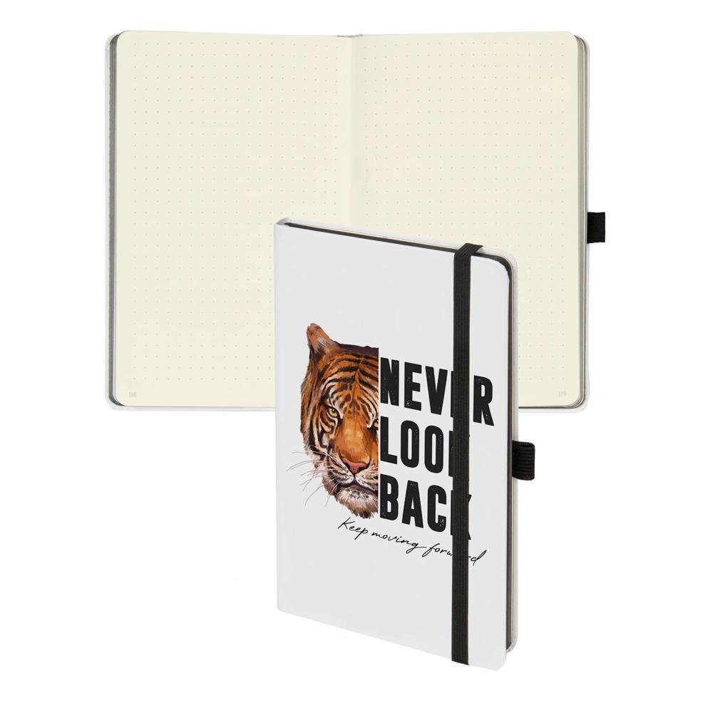 Biella Carnet de notes Kompagnon White Trend 2023, 12,5 x 19,5 cm, pointé  