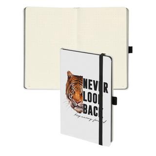 Biella Carnet de notes Kompagnon White Trend 2023, 12,5 x 19,5 cm, pointé - Multicolores  