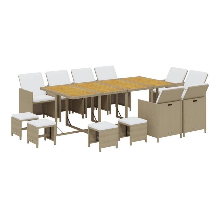 VidaXL set da pranzo per giardino  