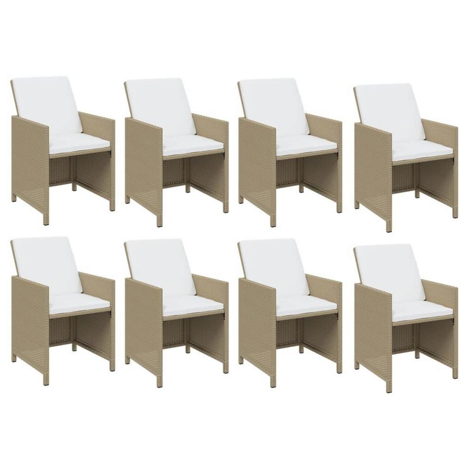 VidaXL set da pranzo per giardino  