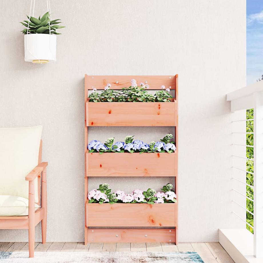 VidaXL Jardinière murale douglas wood  