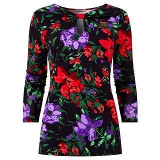 Joe Browns  Florales Schlüsselloch-Jersey-Top 