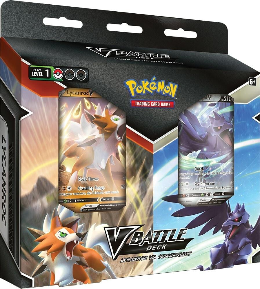 Pokémon  Lycanroc vs. Corviknight V Battle Deck Bundle - EN 