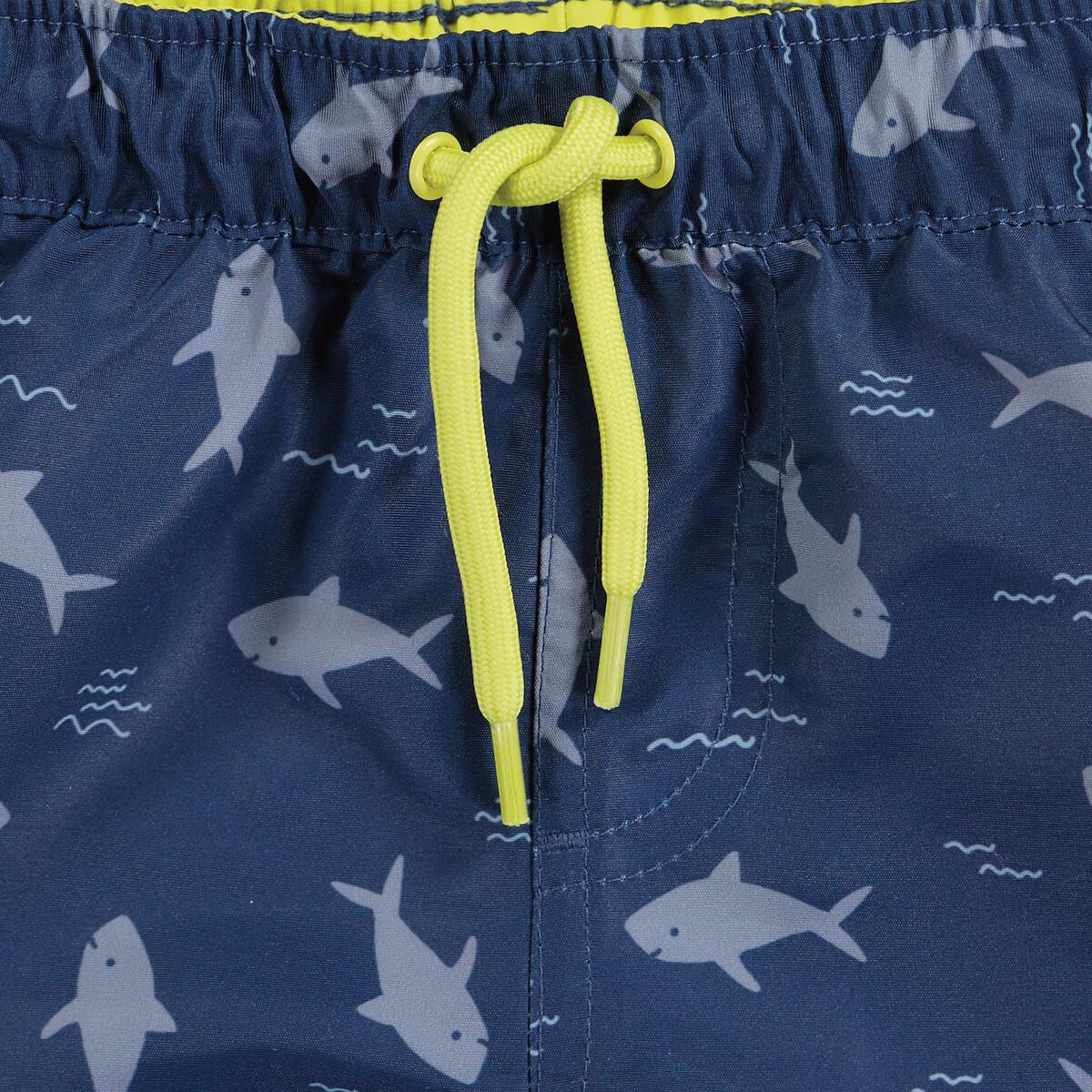 La Redoute Collections  Short de bain imprimé requin 