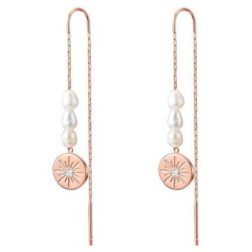 Femme Boucles d´oreilles en acier inoxydable