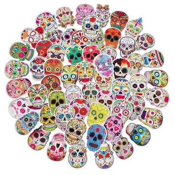 Packung Aufkleber - Sugar Skulls