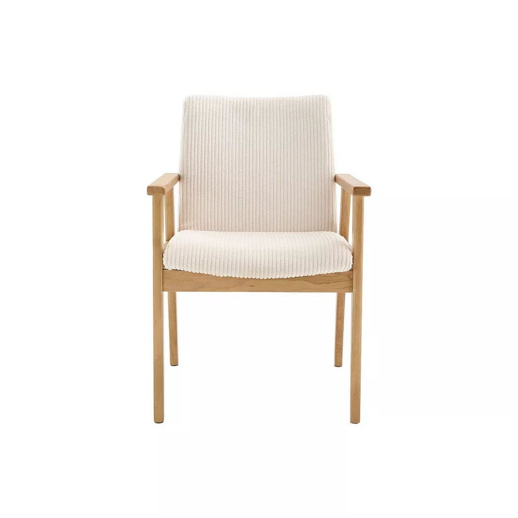 Vente-unique - Chaise FILDON, 2 Stück, Beige