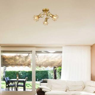 mutoni light Deckenleuchte Xara I Metall gold 3xE14  