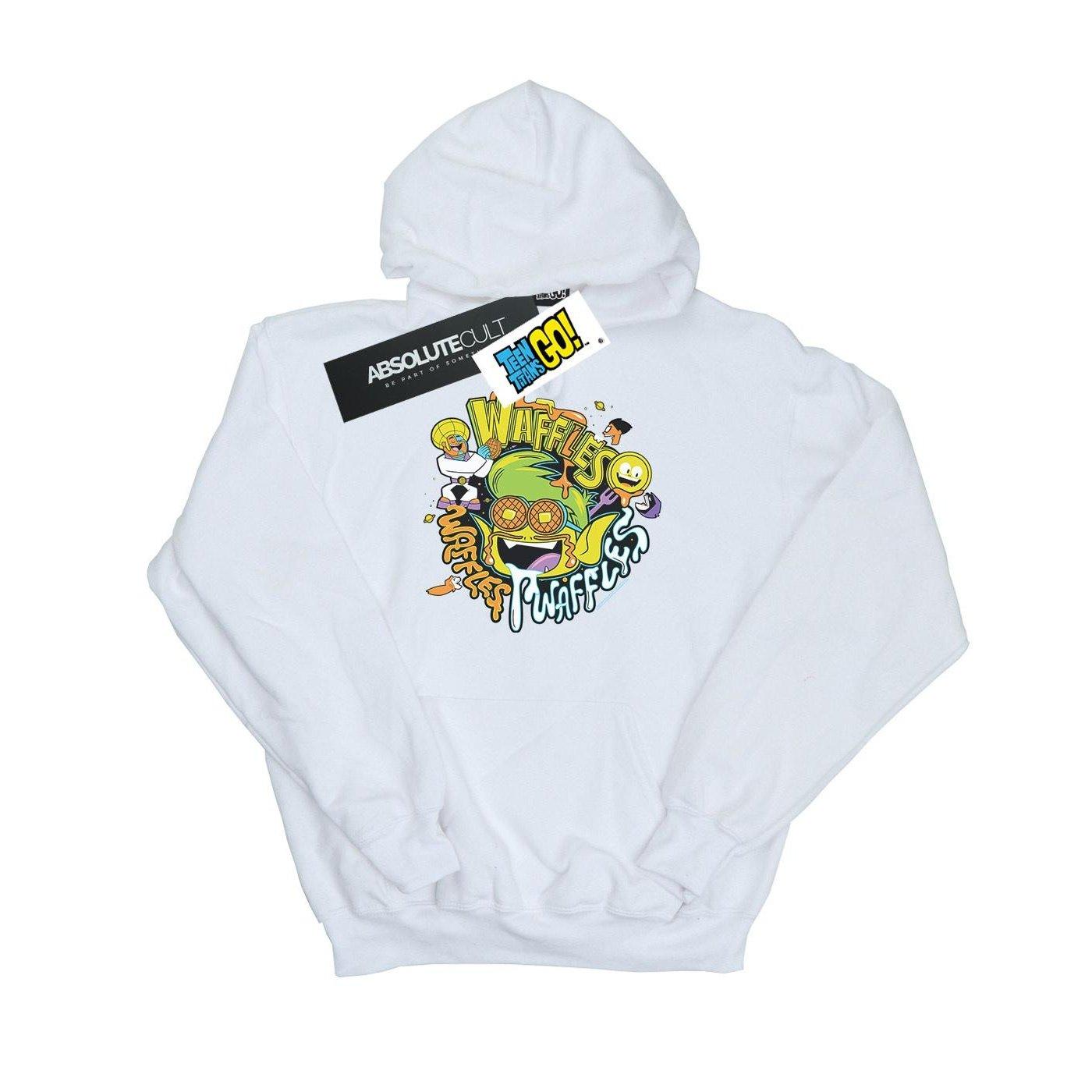 Image of Teen Titans Go Waffle Mania Kapuzenpullover Jungen Weiss 128