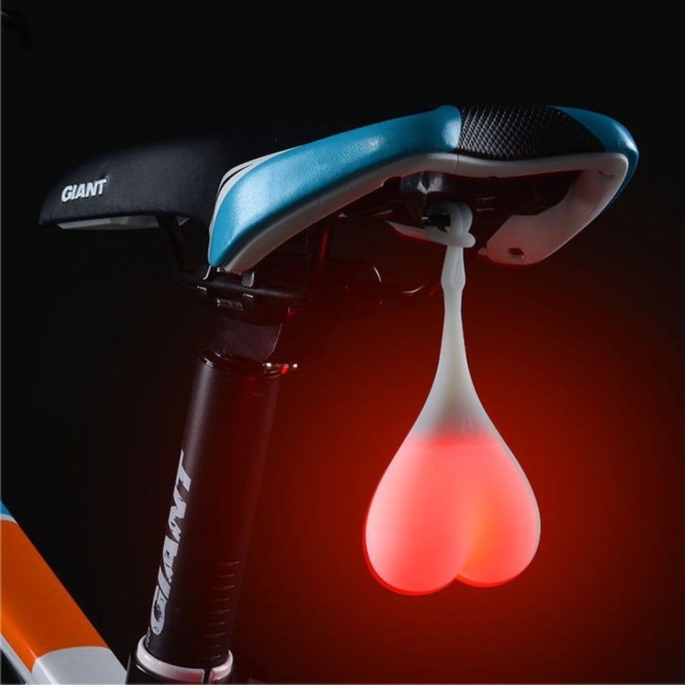 eStore  Lampe de vélo amusante - LED - Lumière rouge 