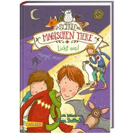 Die Schule der magischen Tiere 3: Licht aus! Auer, Margit; Dulleck, Nina (Illustrationen) Gebundene Ausgabe 