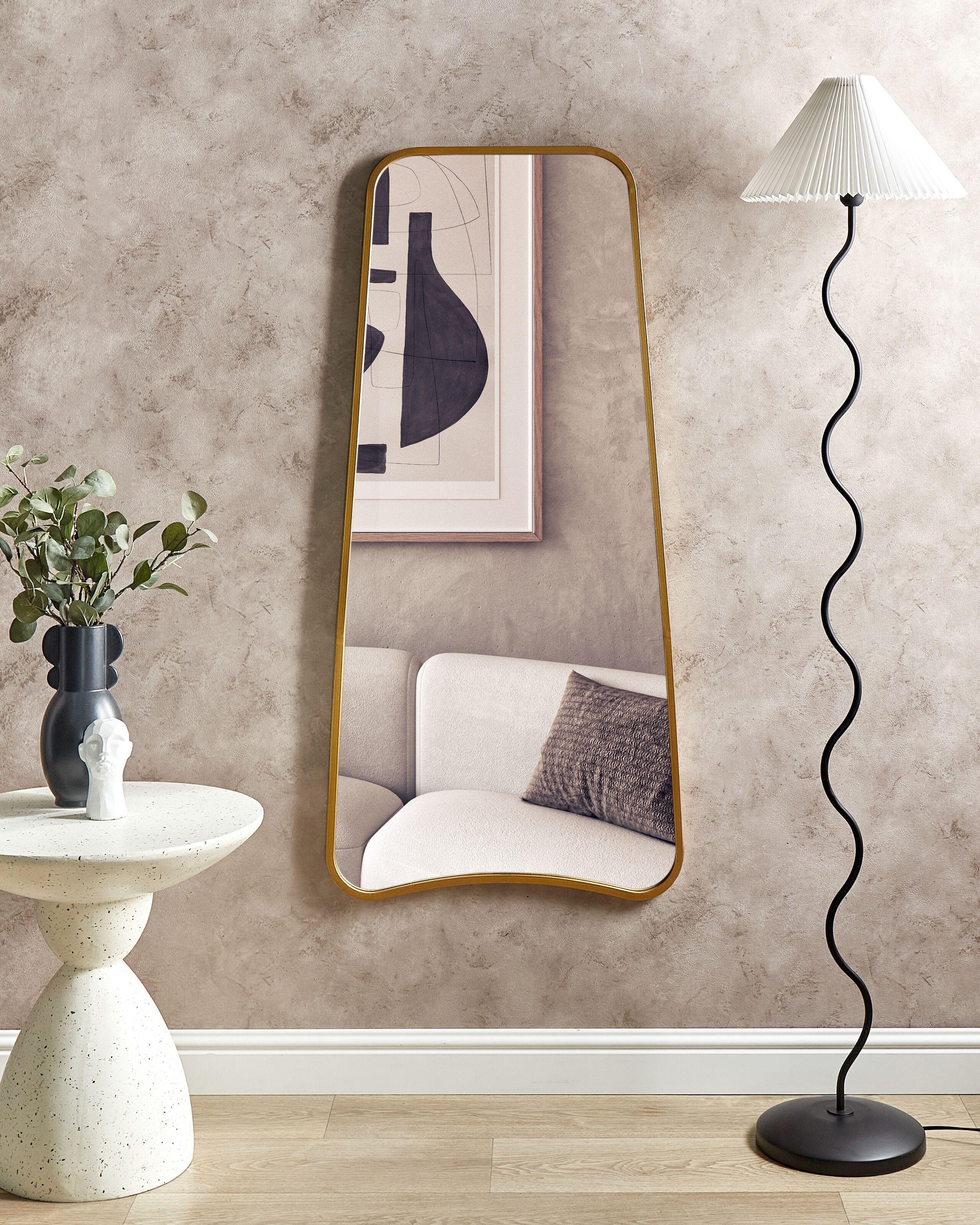 Beliani Miroir en Métal Glamour LEVET  