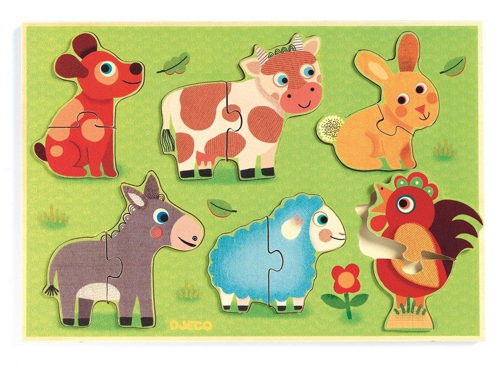 Image of 20960 Holzpuzzle, Kuckuck Prairie, 2-teilig