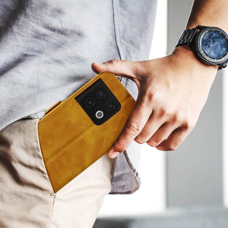 Avizar  Custodia Folio OnePlus 10 Pro 5G Camel 