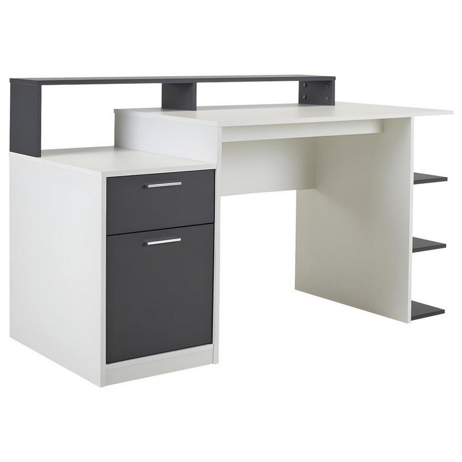 Vente-unique Bureau avec rangements ZACHARIE  