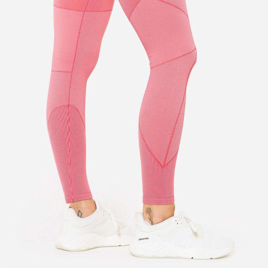 DOMYOS  Legging de fitness sans couture taille haute 