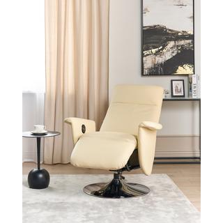 Beliani Fauteuil en Cuir PU Moderne PRIME  