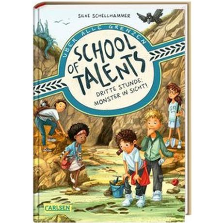 School of Talents 3: Dritte Stunde: Monster in Sicht! Schellhammer, Silke; Ceccarelli, Simona M. (Illustrationen) Gebundene Ausgabe 