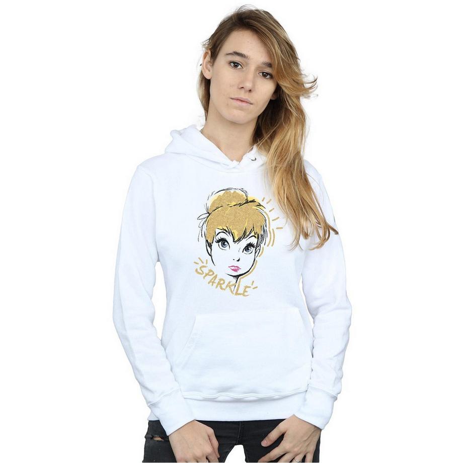 Disney Tinkerbell Sparkle Felpa con Cappuccio  